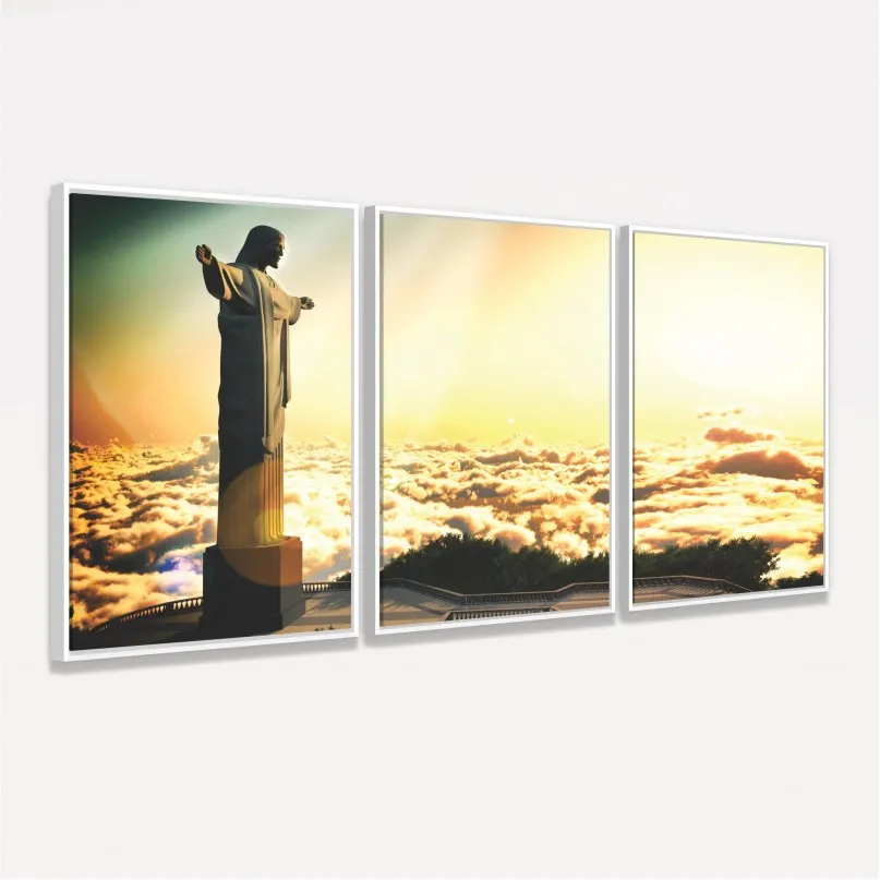 Quadro Cristo Redentor Ao Céu - Rio de Janeiro Quadro Cristo Redentor Ao Céu - Rio de Janeiro