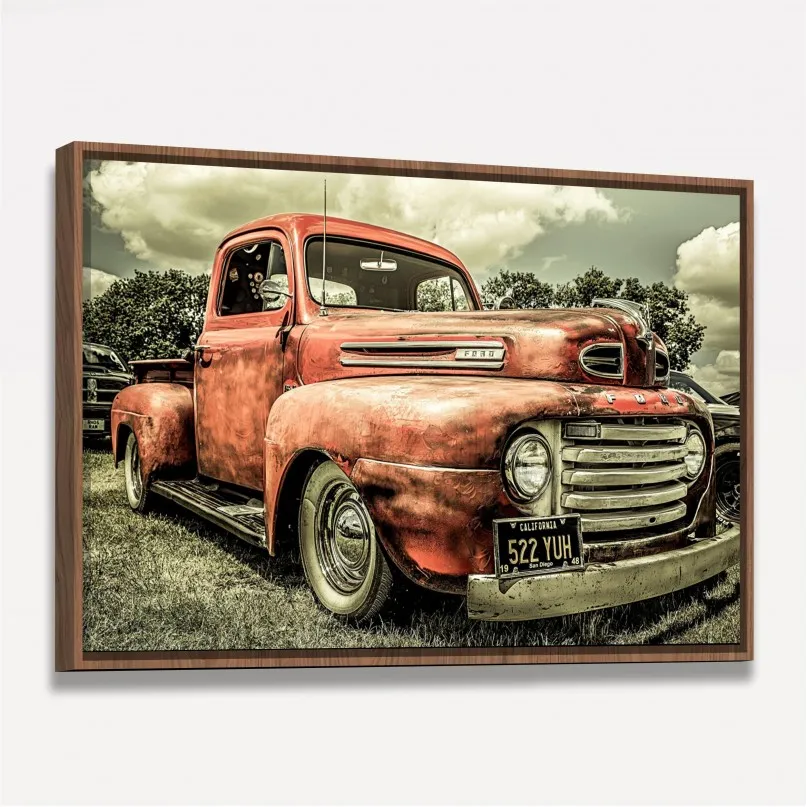 Quadro Carro Antigo - Truck Ford Vintage
