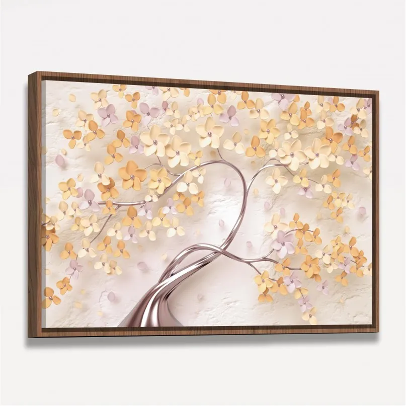 Quadro Flores Cerejeiras Artístico decorativo