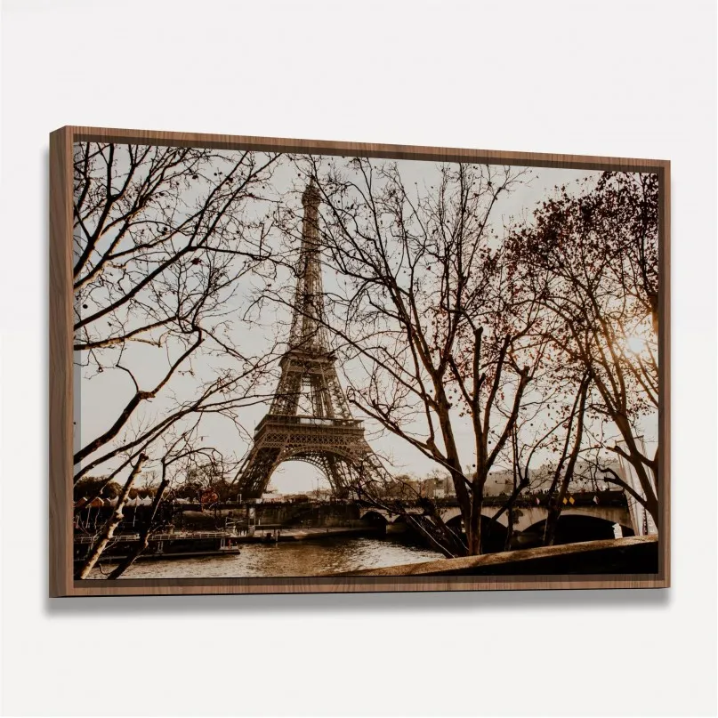 Quadro Torre Eiffel Paris em Arte Vintage Quadro Torre Eiffel Paris em Arte Vintage