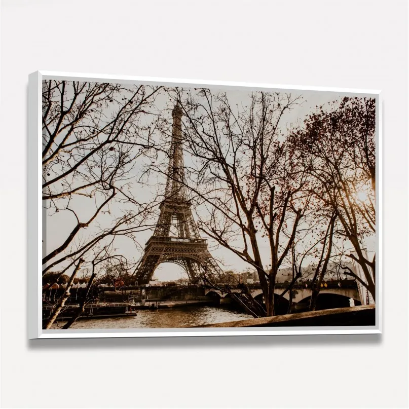 Quadro Torre Eiffel Paris em Arte Vintage Quadro Torre Eiffel Paris em Arte Vintage