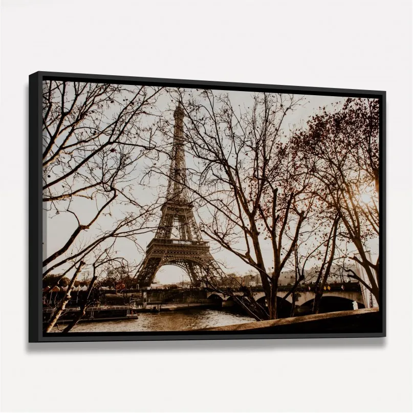Quadro Torre Eiffel Paris em Arte Vintage Quadro Torre Eiffel Paris em Arte Vintage