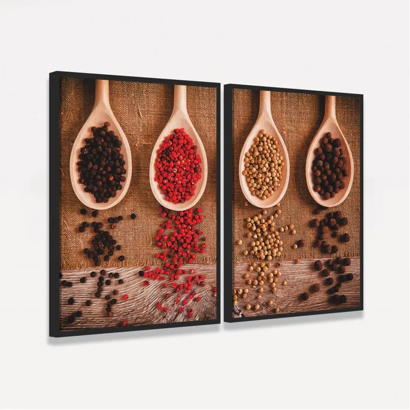 Quadro Duo Aroma dos Temperos