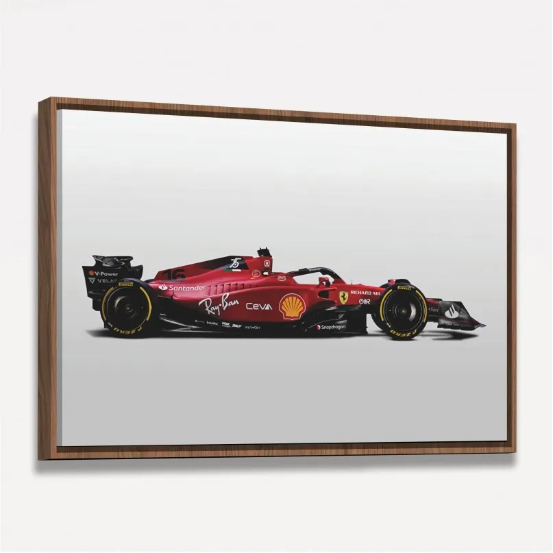 Quadro Carro de Corrida Ferrari F1-75 Quadro Carro de Corrida Ferrari F1-75