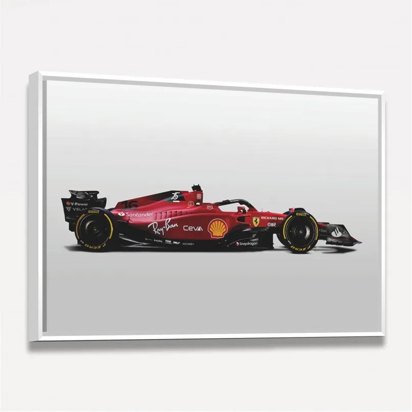 Quadro Carro de Corrida Ferrari F1-75 Quadro Carro de Corrida Ferrari F1-75