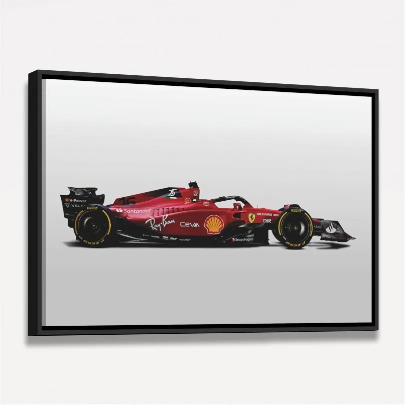 Quadro Carro de Corrida Ferrari F1-75 Quadro Carro de Corrida Ferrari F1-75