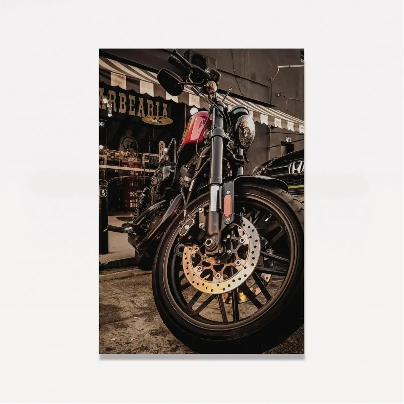 Quadro Moto Clássica Harley Davidson Quadro Moto Clássica Harley Davidson