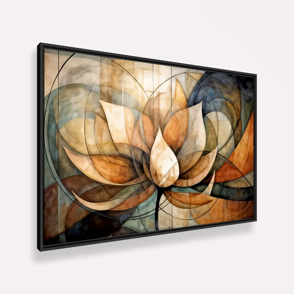 Quadro Harmonia Abstrata Florescer da Alma