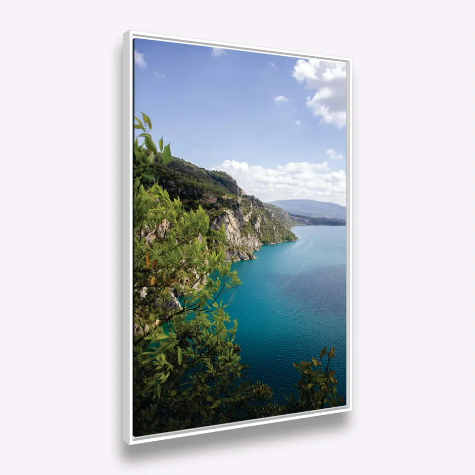 Quadro Paisagem Encanto Natural Azul Profundo da Costa Quadro Paisagem Encanto Natural Azul Profundo da Costa